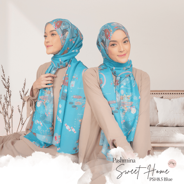 Pashmina Sweet Home - PSH8.5 Blue