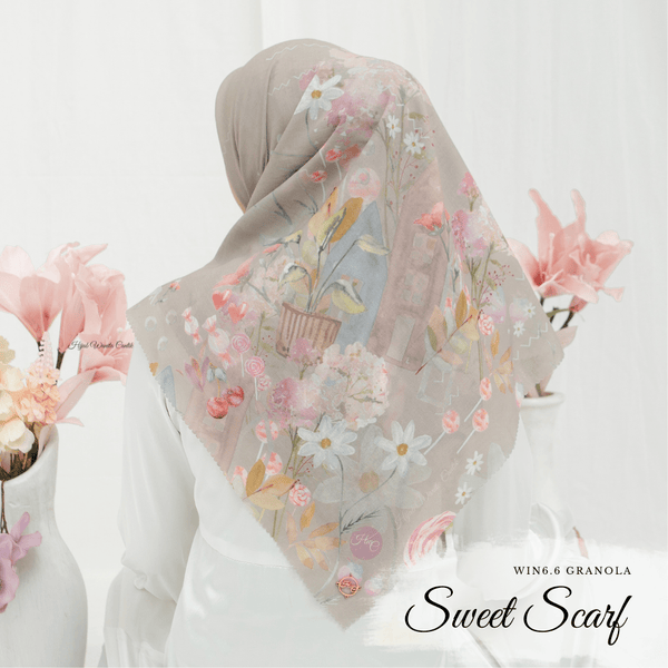 [ BUY 3 GET 1 FREE HIJAB ] Sweet Scarf - WIN6.6 Granola