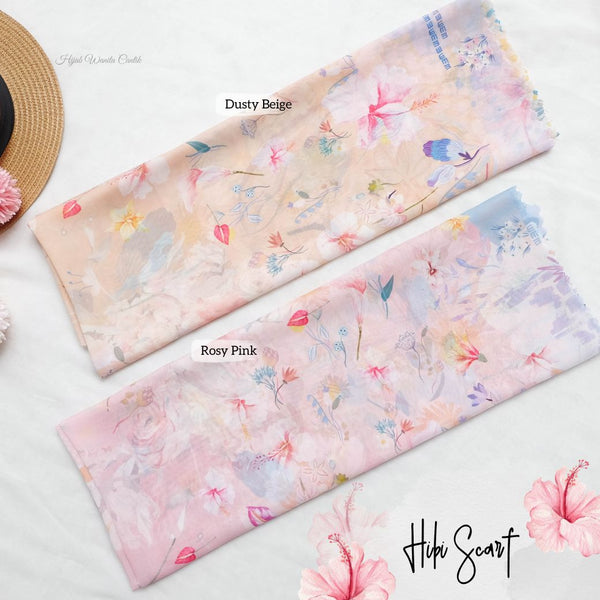 [ BUY 3 GET 1 FREE HIJAB ] Hibi Scarf - SH94.12 Rosy Pink